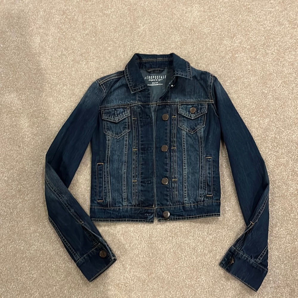 Womens denim Jean jacket size Xsmall